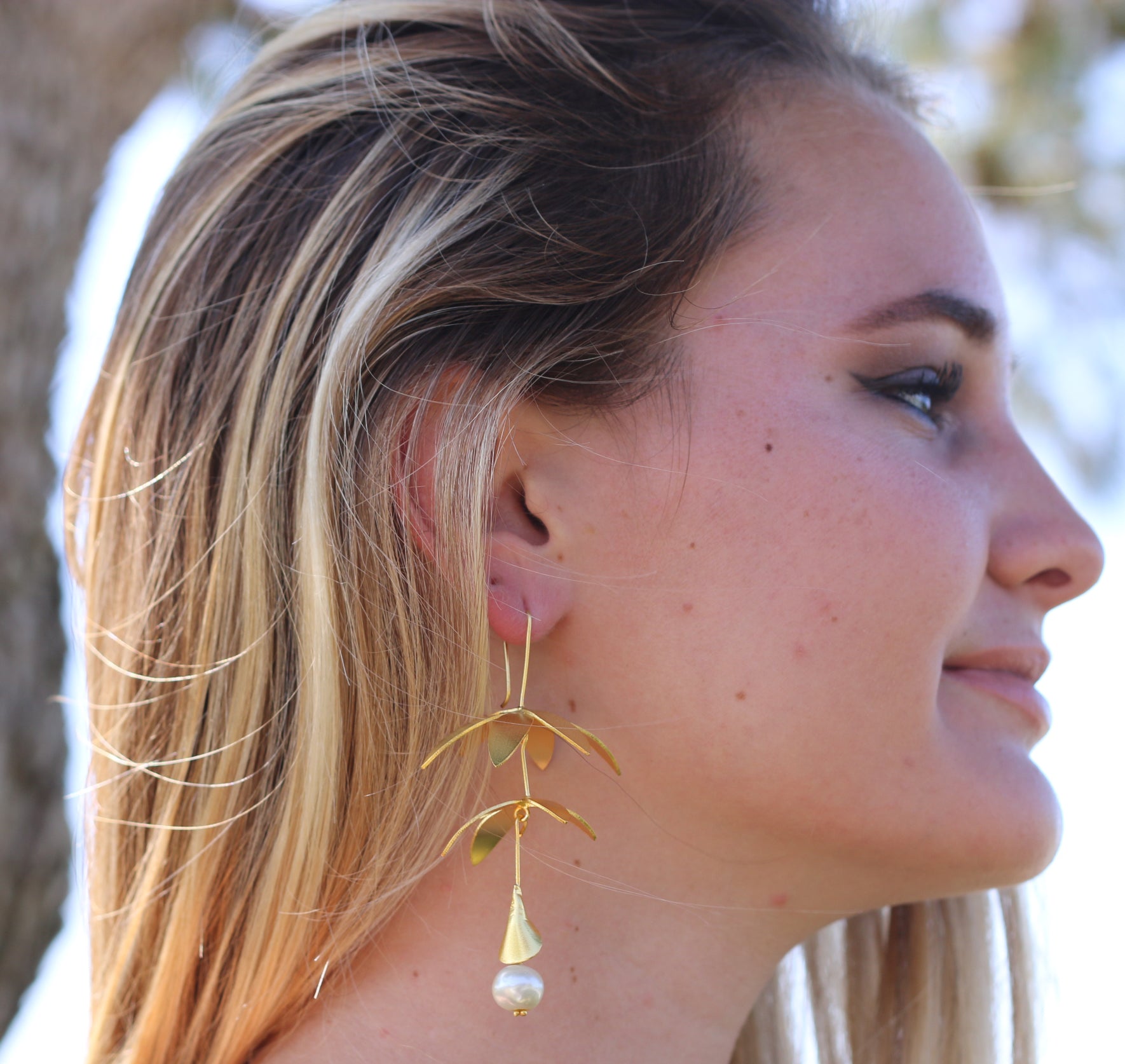 BOUGAINVILLEA  EARRINGS - The Glam Harbor