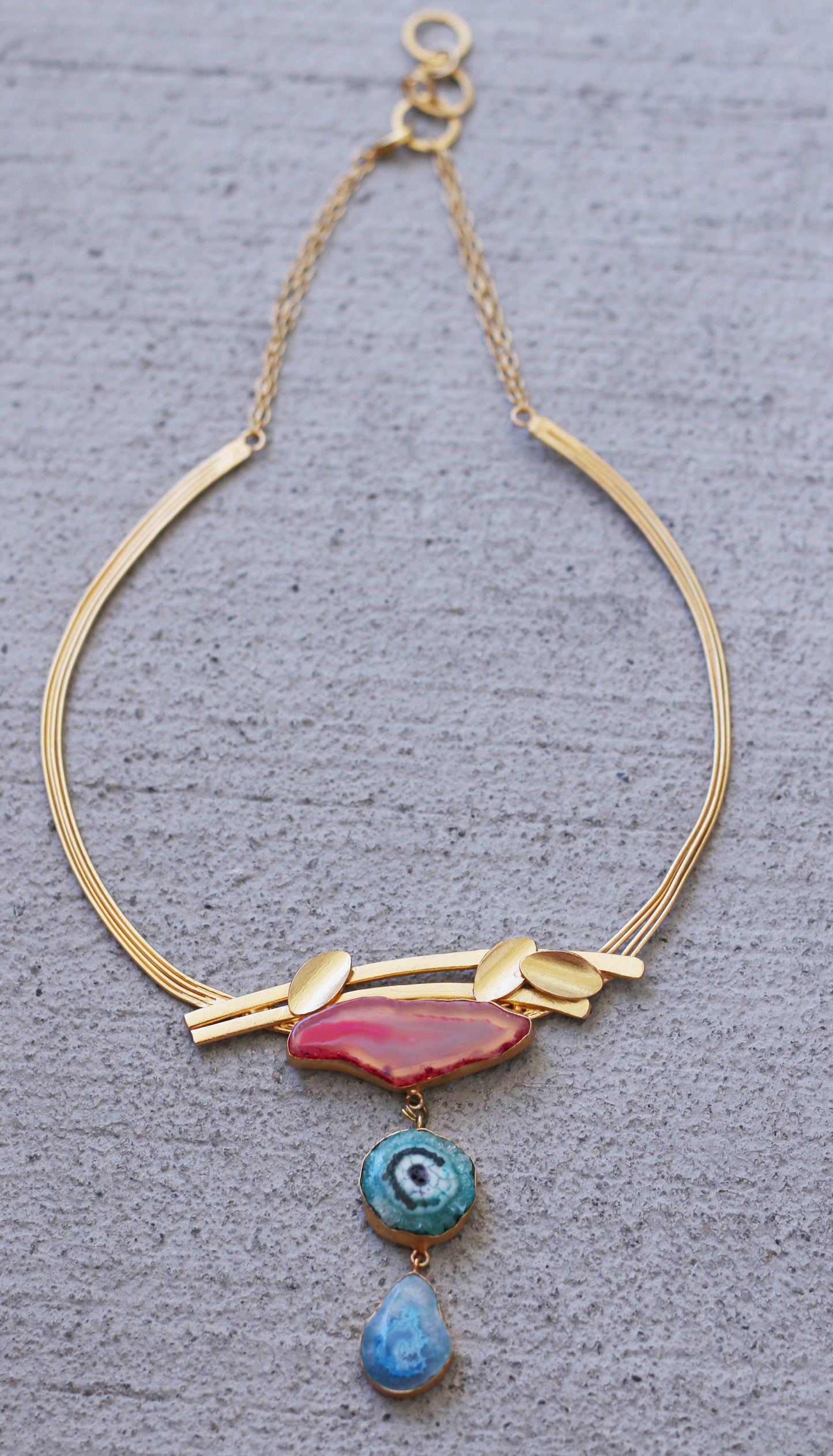 BRANCH LEAF ADJUSTABLE CHOKER NECKLACE - The Glam Harbor
