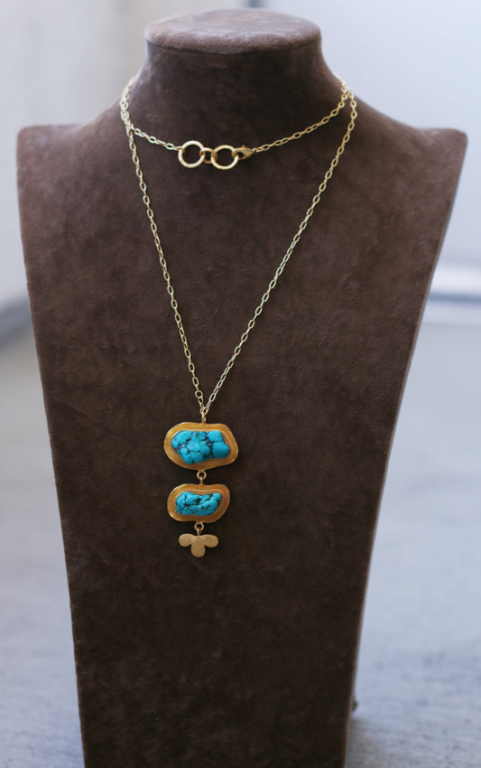 BUNDLE NECK LONG CHAIN NECKLACE - The Glam Harbor