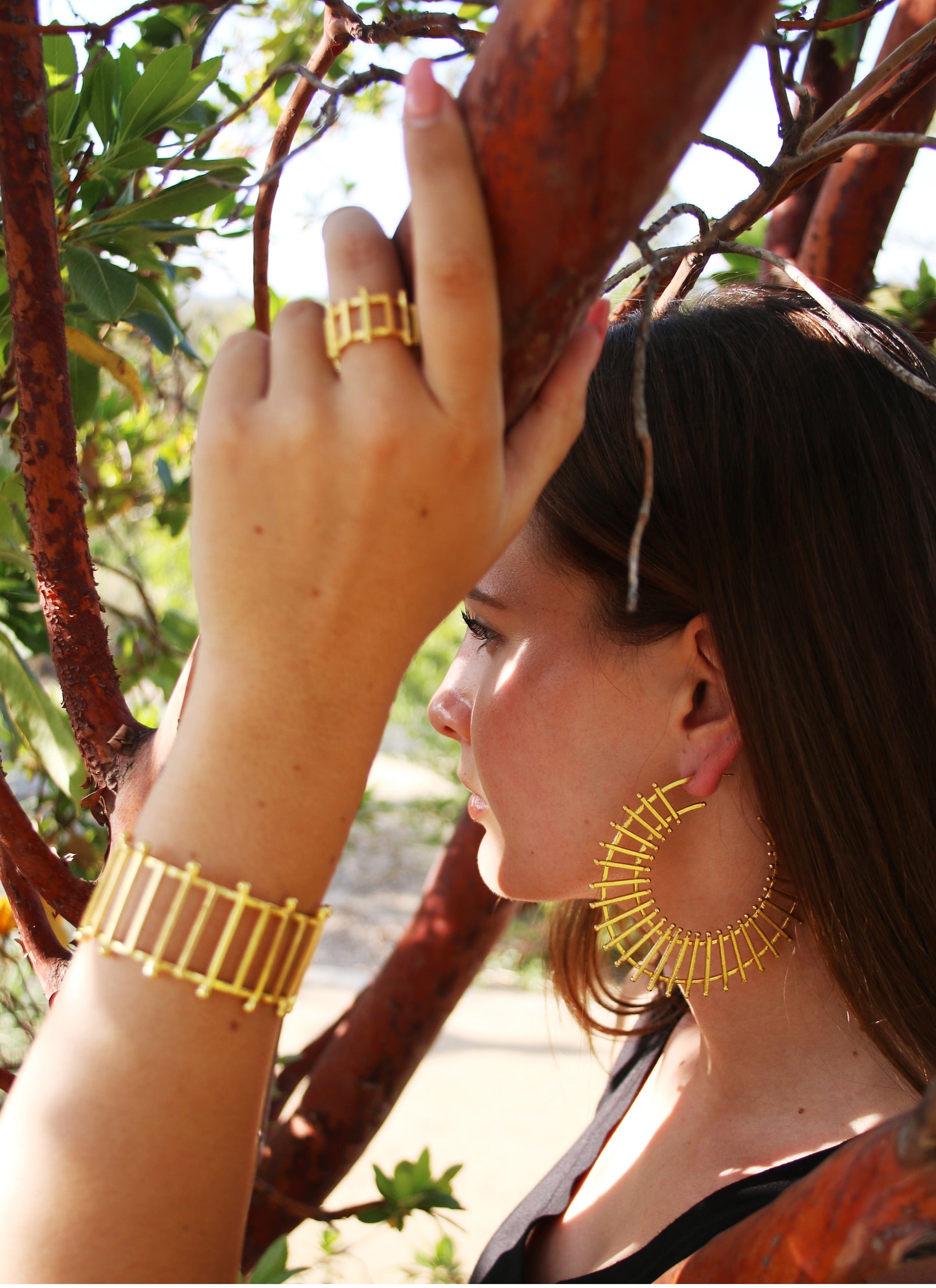 Charkha Earrings - The Glam Harbor