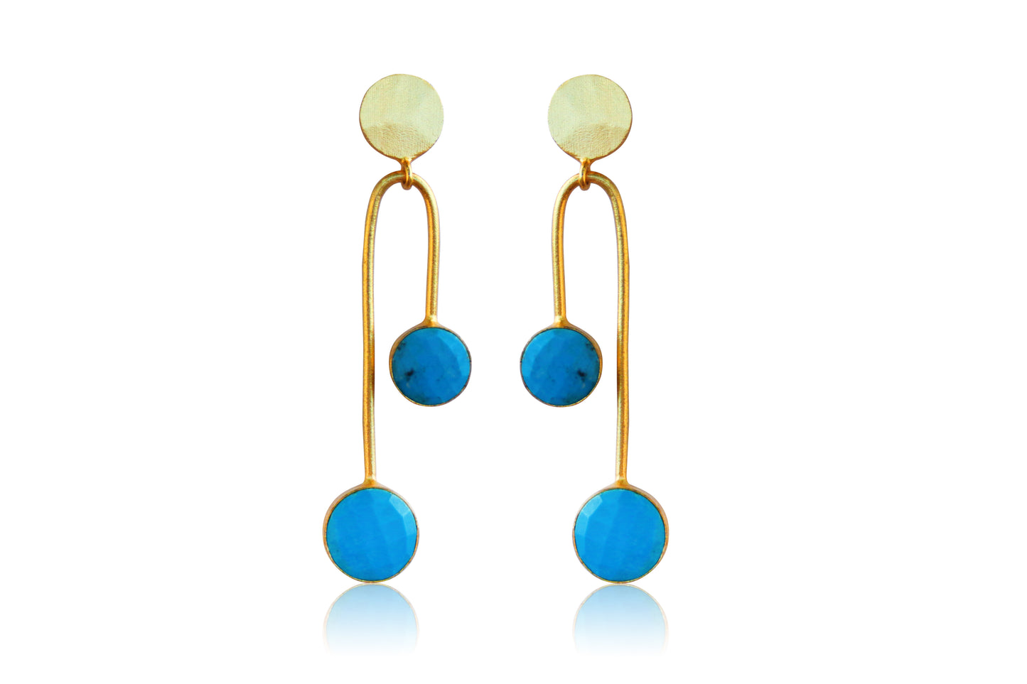 BALANCE 18K GOLD PLATED EARRINGS - The Glam Harbor