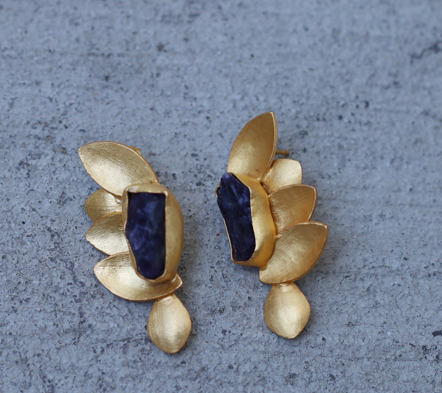 HALF BUTTERFLY EARRINGS - The Glam Harbor
