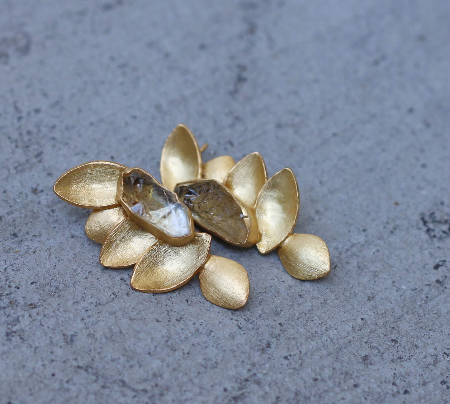 HALF BUTTERFLY EARRINGS - The Glam Harbor