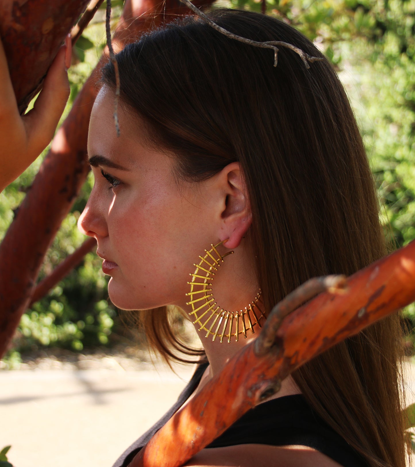Charkha Earrings - The Glam Harbor