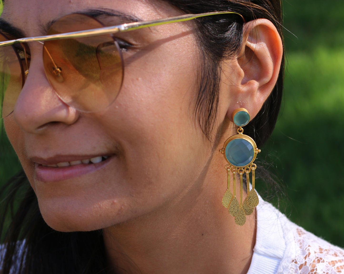 EGYPTIAN DANGLES EARRINGS - The Glam Harbor
