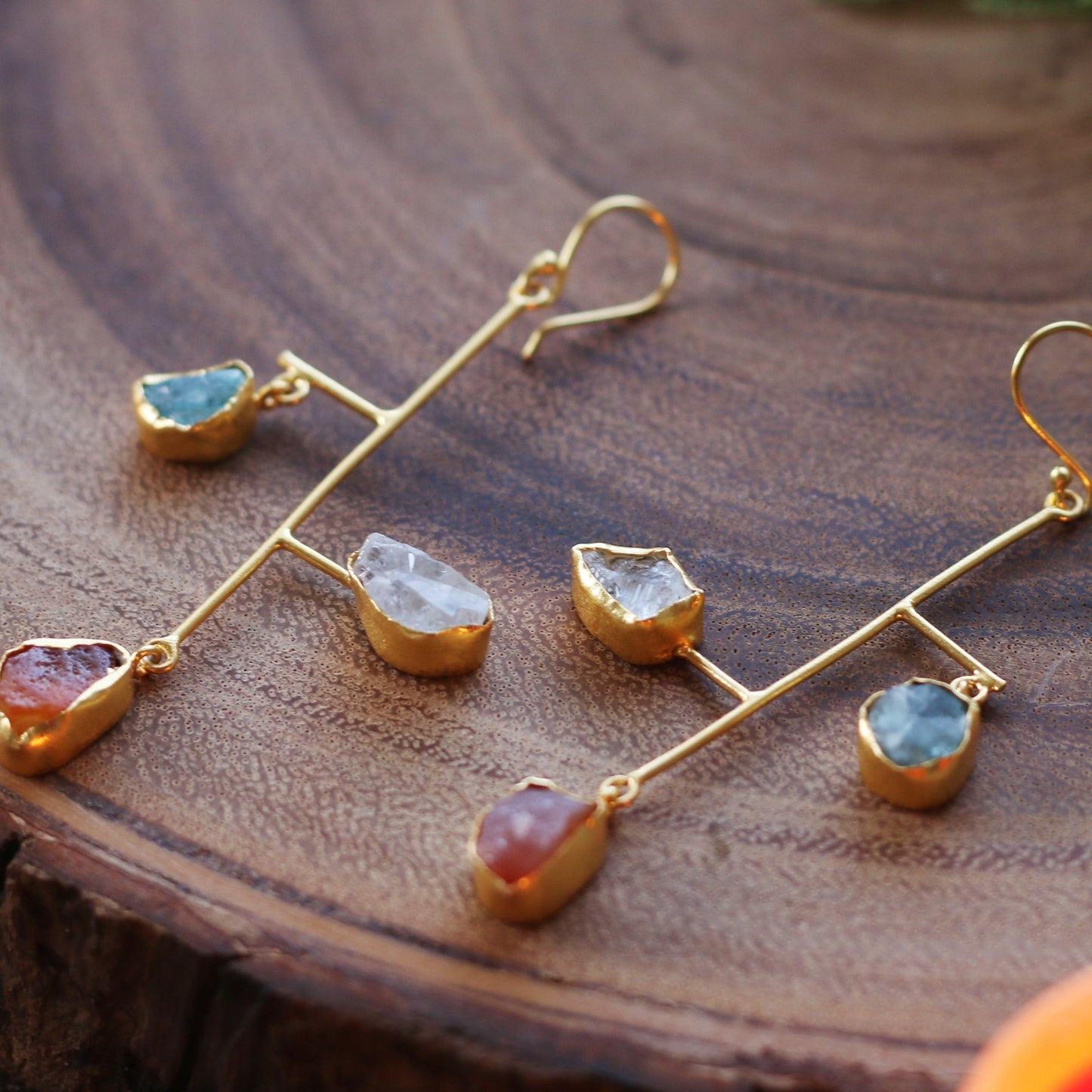 FIBER EARRINGS - The Glam Harbor