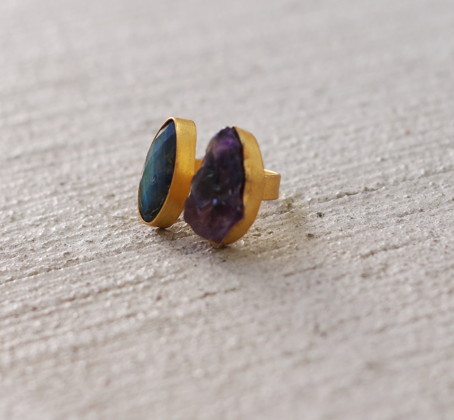 GEMINATE ADJUSTABLE RING - The Glam Harbor