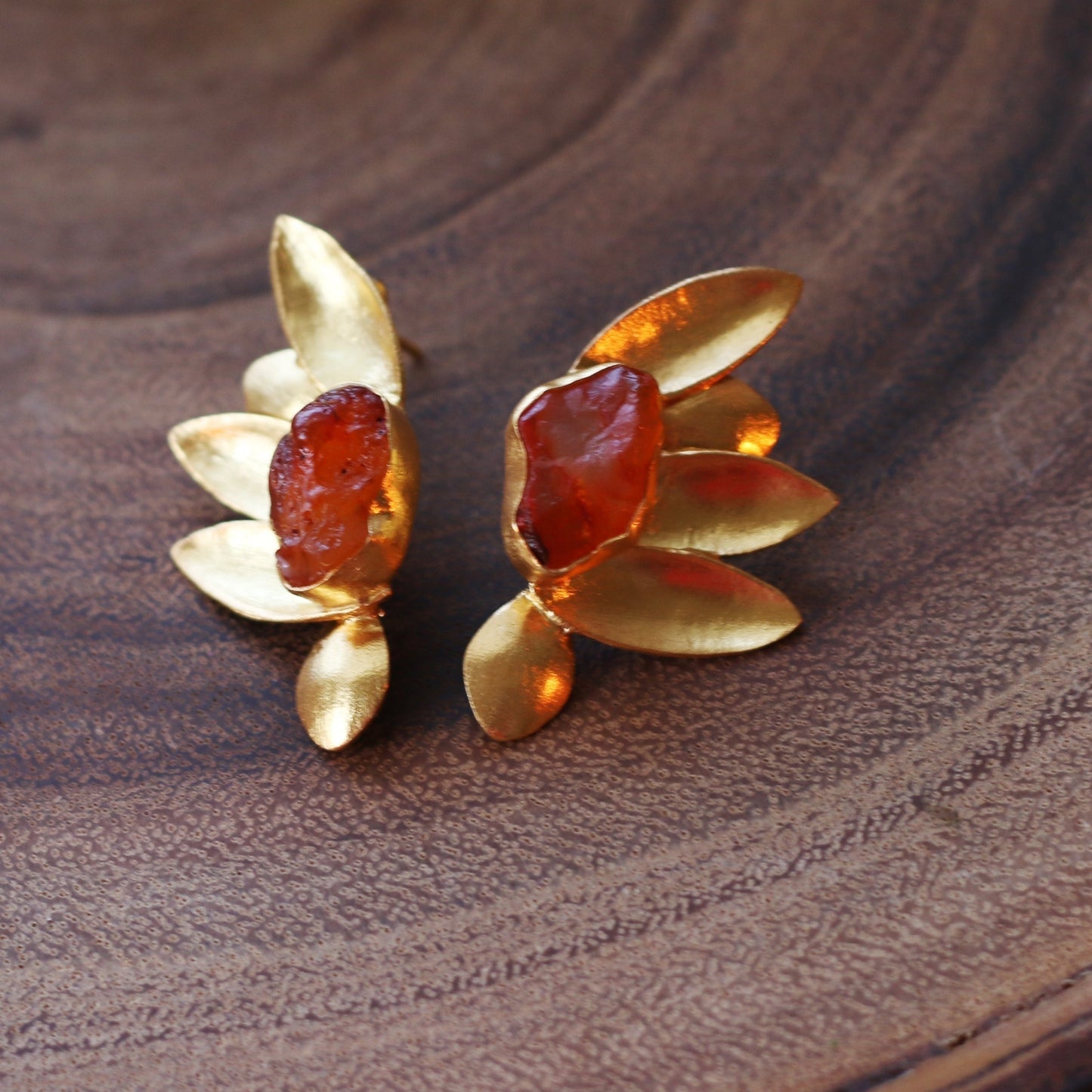 HALF BUTTERFLY EARRINGS - The Glam Harbor