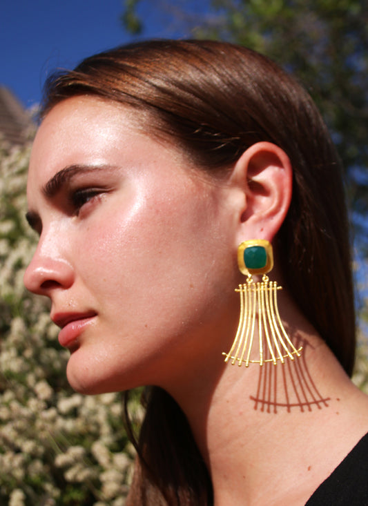 Moon cage Earrings - The Glam Harbor