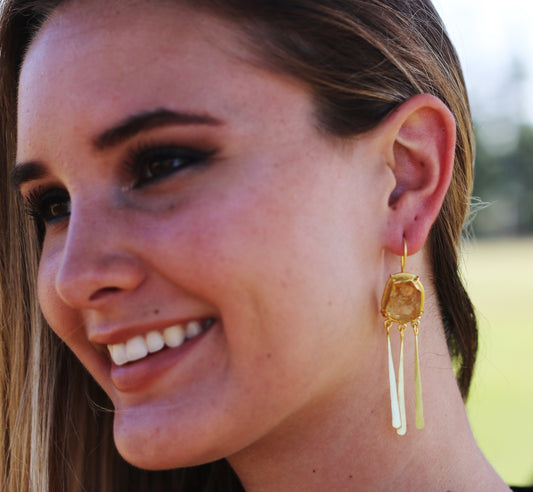 WAVE HOOK EARRINGS - The Glam Harbor